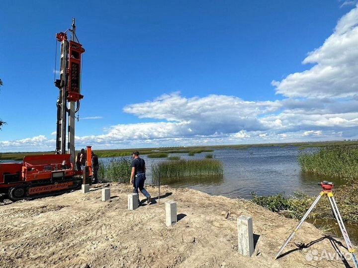 Фундамент на жб сваях под ключ / Жб сваи