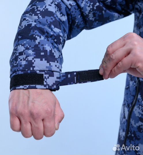 Бушлат Росгвардии синяя цифра