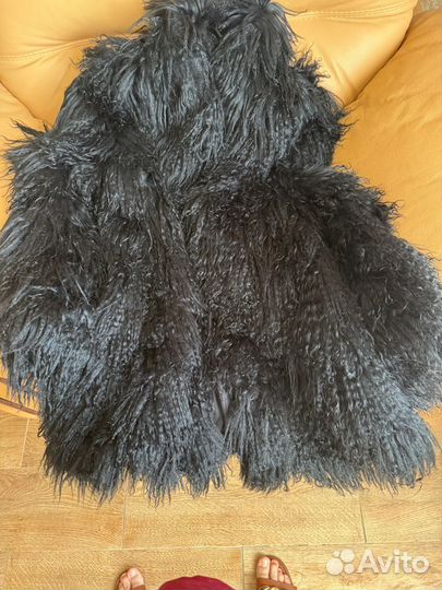 Полушубок из ламы натуральный