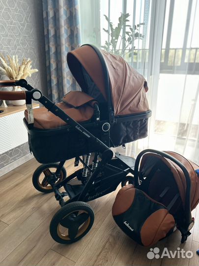 Коляска-трансформер с автокреслом 3в1 Belecoo X6