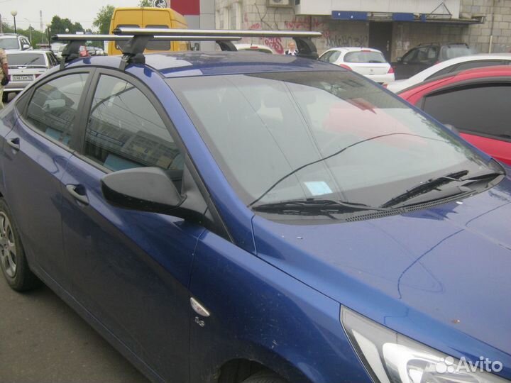 Багажники на крышу Hyundai Solaris сед (2010-2017)