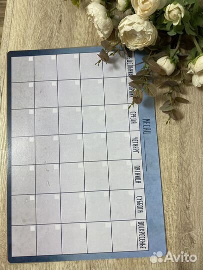 Магнитный планер на холодильник с маркером