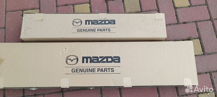 Накладки на порог Мазда cx-5 оригинал новые