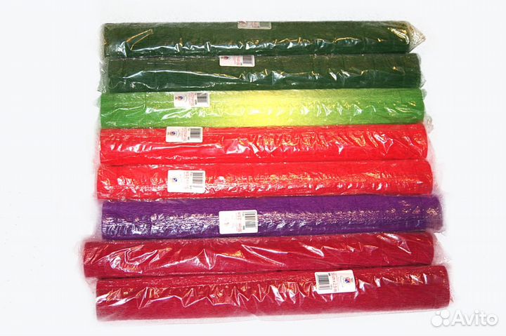 Флористическая бумага (гофрированная) (Италия)