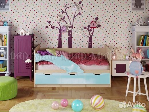 Детская кровать «Дельфин »