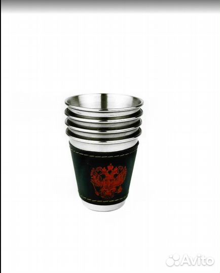 Набор стопок 4 штуки в чехле