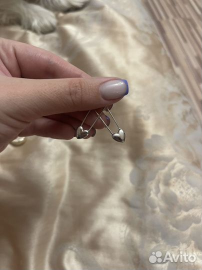 Серебряные серьги
