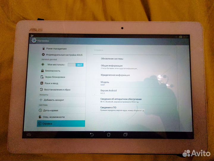 Планшет Asus Tablet K00F