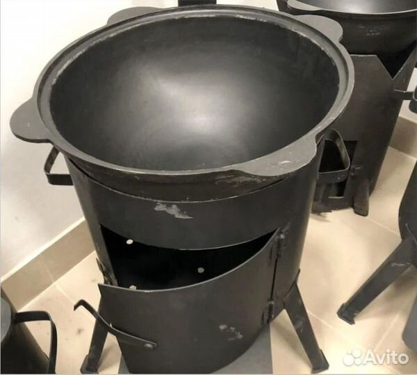Казан с печью для казана