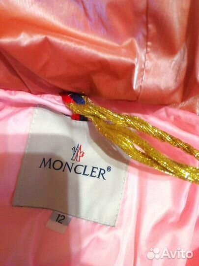 Пуховик moncler детский