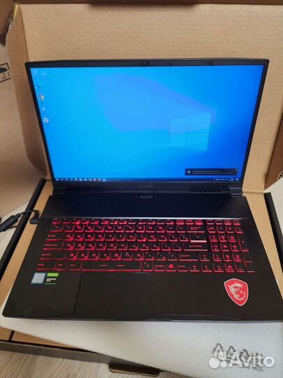 Игровой ноутбук msi gf76 i5.16gb,1650ti