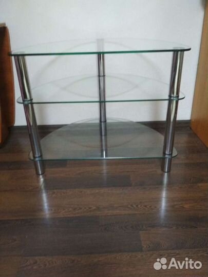 Стеклянная тумба