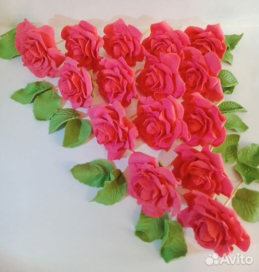 Цветы из сахарной мастики