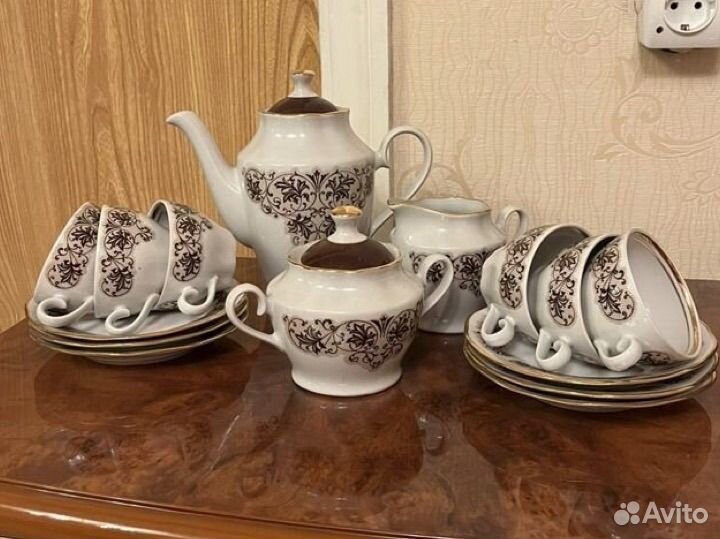 Рижский фарфоровый сервиз СССР 1970-1980х