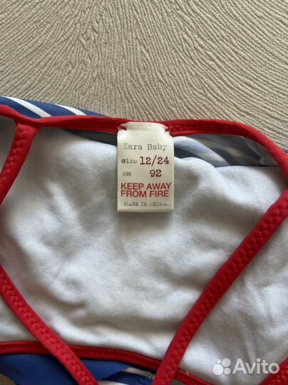 Купальник Zara 12-18 месяцев