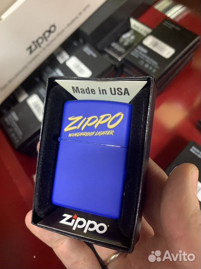 Зажигалка zippo оригинал royal blu