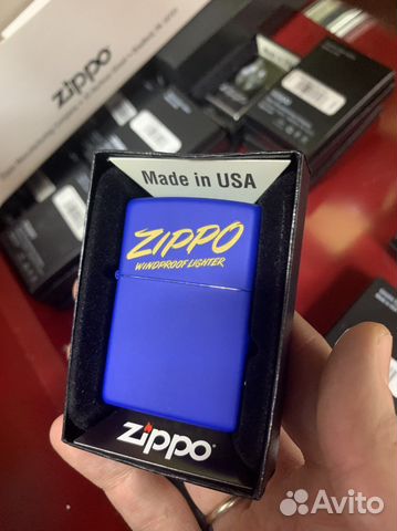Зажигалка zippo оригинал royal blu