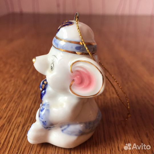 Статуэтка, Мышка’’ под гжель