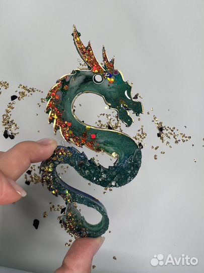 Елочная игрушка дракон