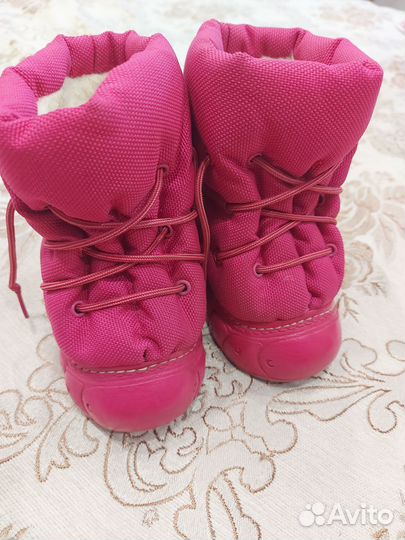 Сапоги зимние на девочку
