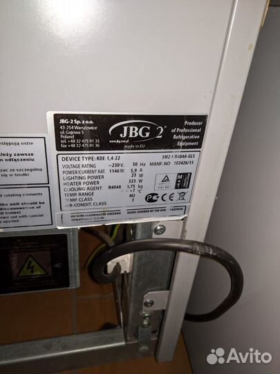 Витрина кондитерская JBG-2 RDE-1,4-22(Арт.2133)