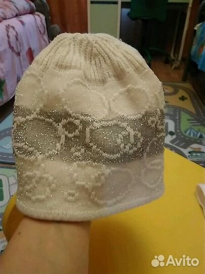 Комплект шапка, шарф, перчатки