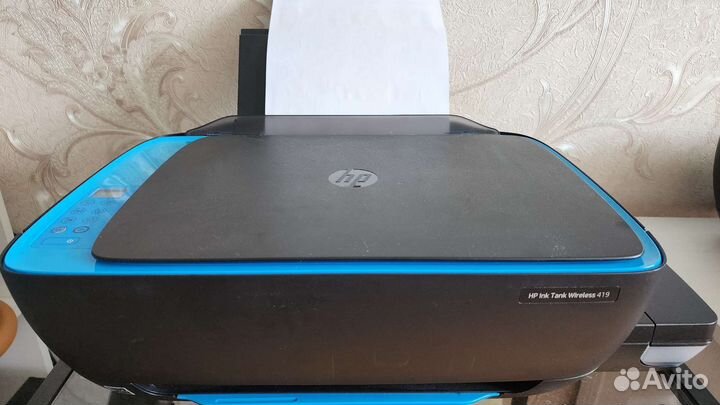 Мфу цветной с снпч WiFi hp ink tank wireless 419