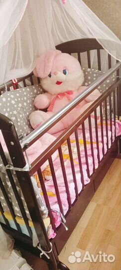 Детская кровать с матрасом