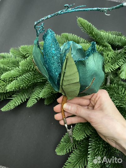 Елочные игрушки. Сердце. Блестящие игрушки