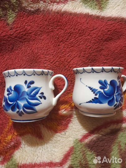 Чашки гжель