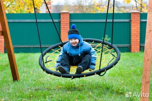 Качели деревянные Выше Всех