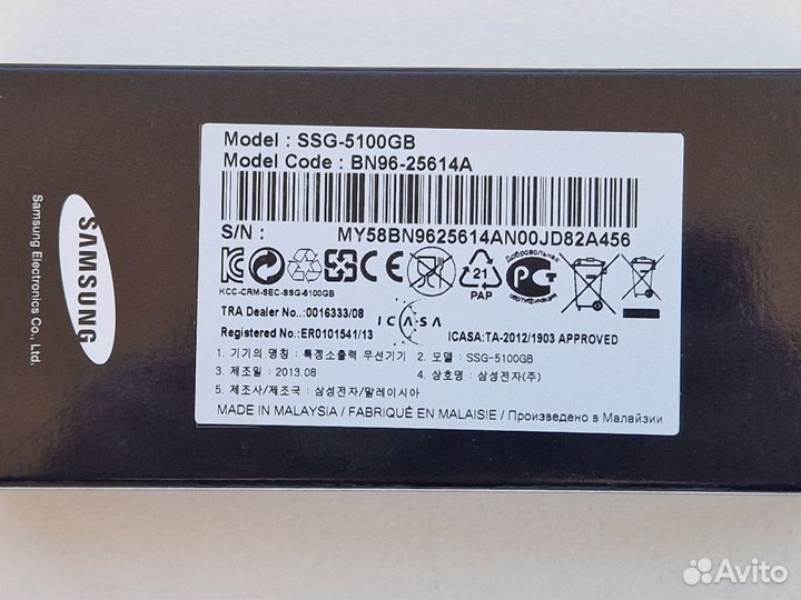 3D-очки Samsung оригинал 2шт новые