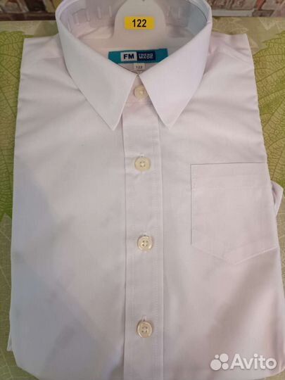 Новая белая рубашка 122
