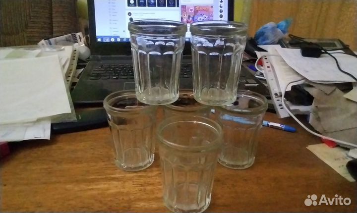 Стаканчики граненые соточки