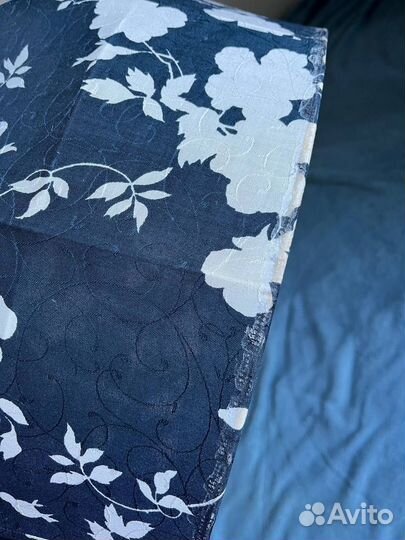 Абажур черно-белый, диаметр 55 см