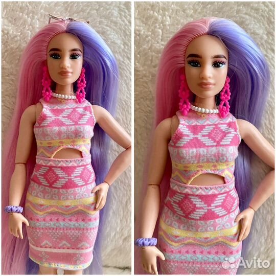 Кукла Барби Экстра Barbie Extra пышка азиатка