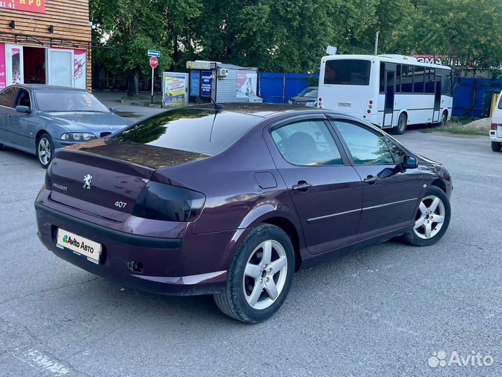 Peugeot 407 2.0 AT, 2007, 200 000 км