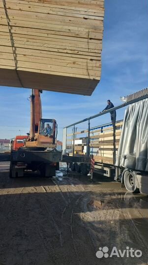 Брус обрезной строганый