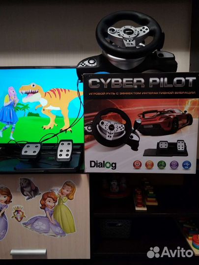 Игровой руль dialog