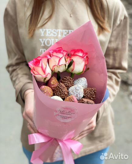 Клубника в шоколаде/Клубничные букеты