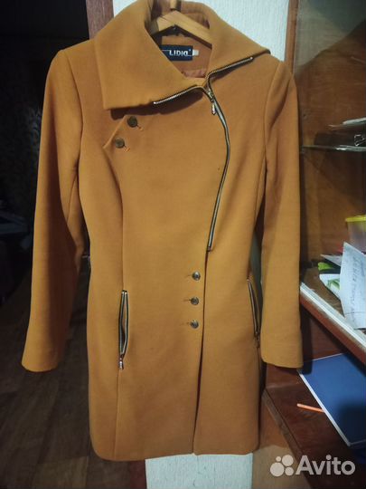 Пальто замшевое 42 44