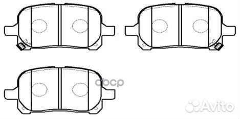 Колодки торм. HP5005 HSB