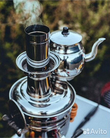 Турецкий самовар на дровах
