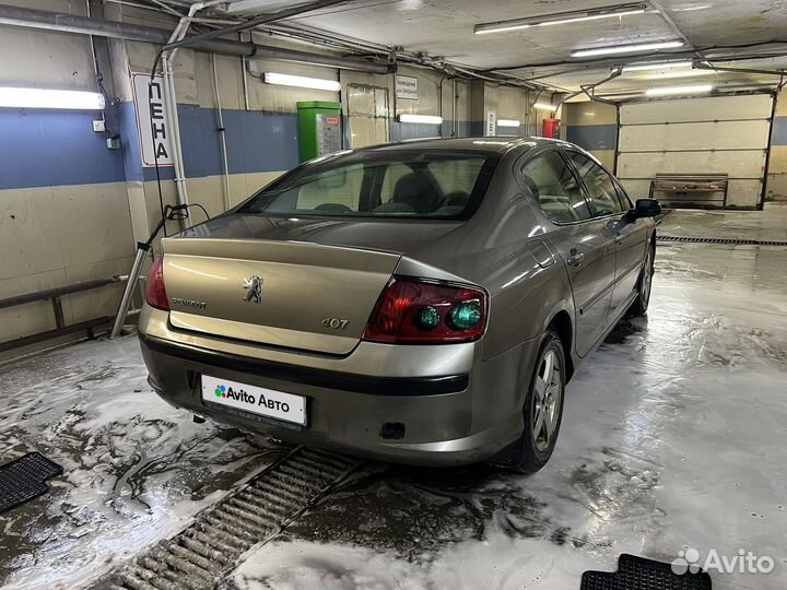 Peugeot 407 2.0 AT, 2005, 182 000 км