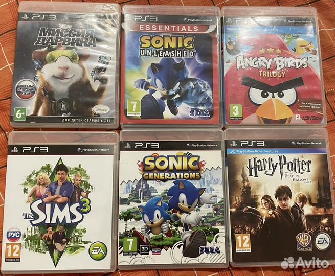 Детские игры по мультикам и фильмам ps3
