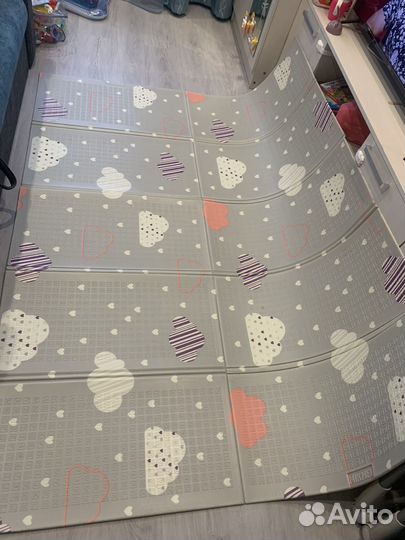 Детский игровой коврик складной