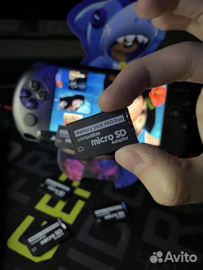 Карта памяти sony memory stick для psp 64гб