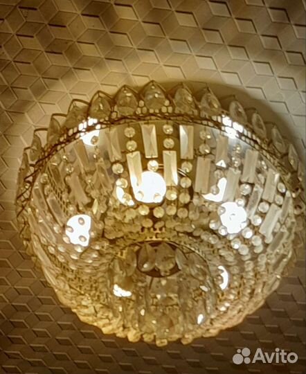 Люстра хрусталь