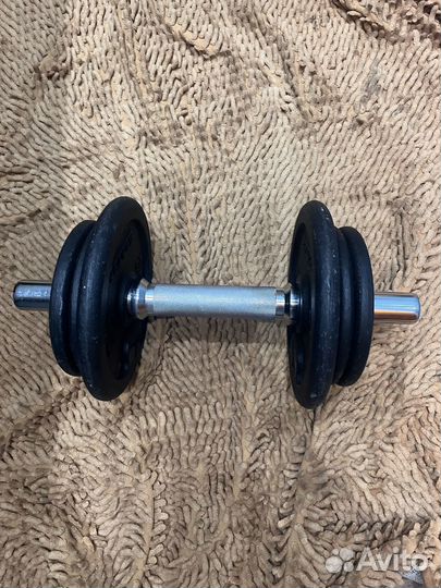 Гантеля разборная domyos 10кг