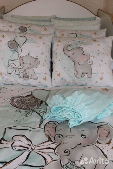 Бортики и Комплект постельного белья